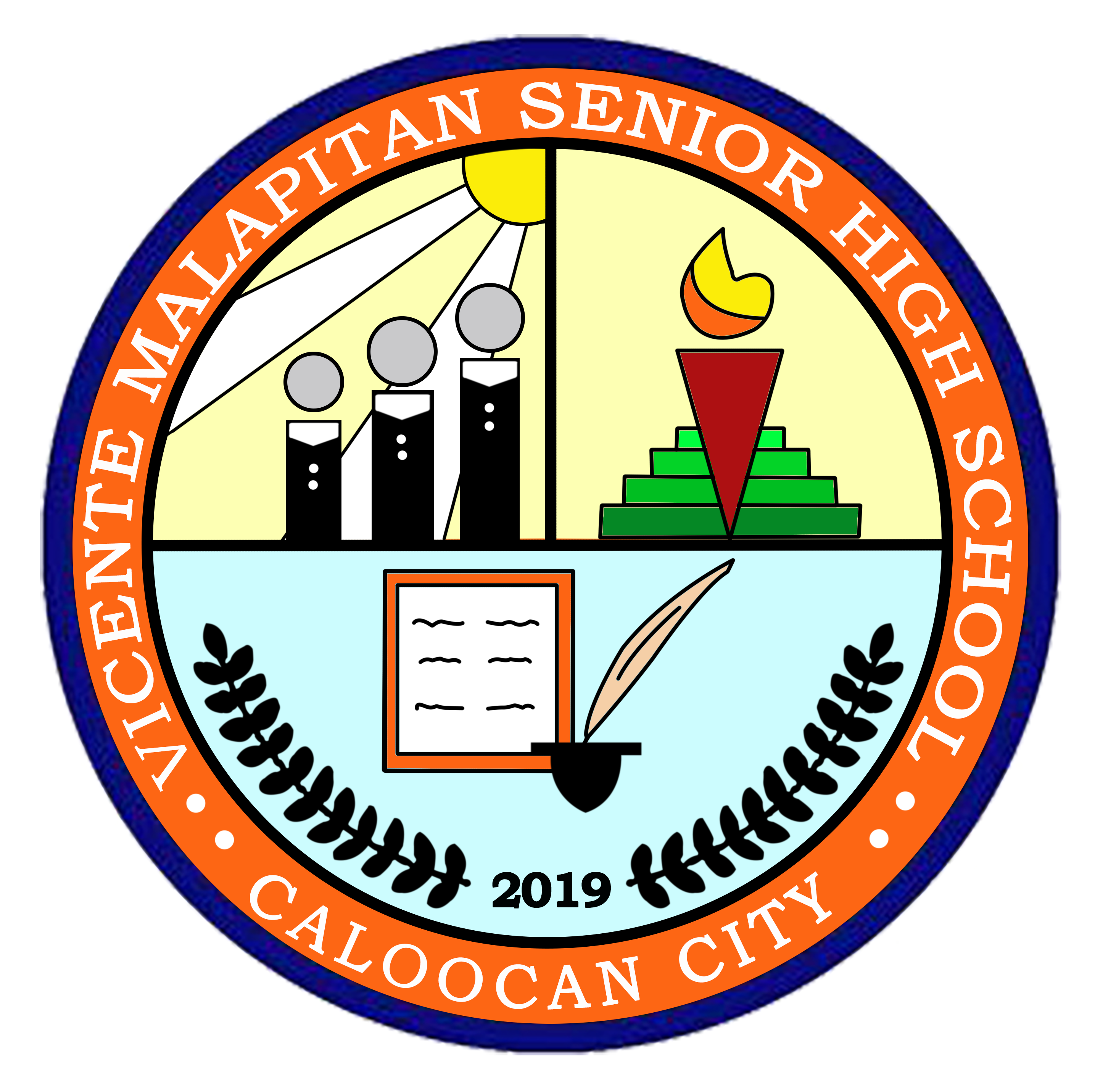 Vicente Malapitan Senior High School Official Logo